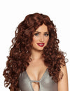 Perruque ondulée longue pour femme rousse