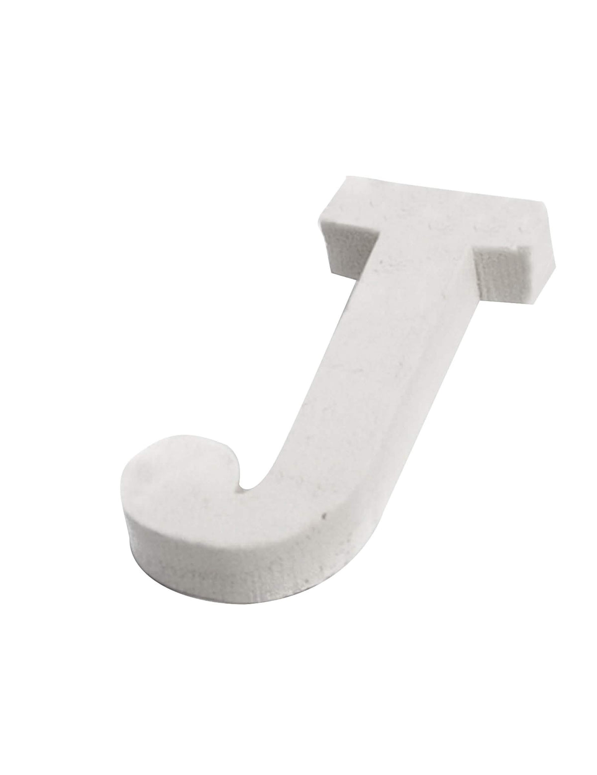 Petite lettre j pour décoration bois blanc