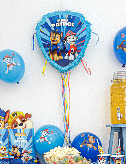 Piñata bleue à tirer Pat'patrouille™ 33 x 38 cm