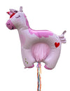 Wiederverwendbare Einhorn-Folien-Pinata 120 cm