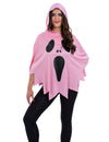 Geister-Poncho in Rosa für Erwachsene