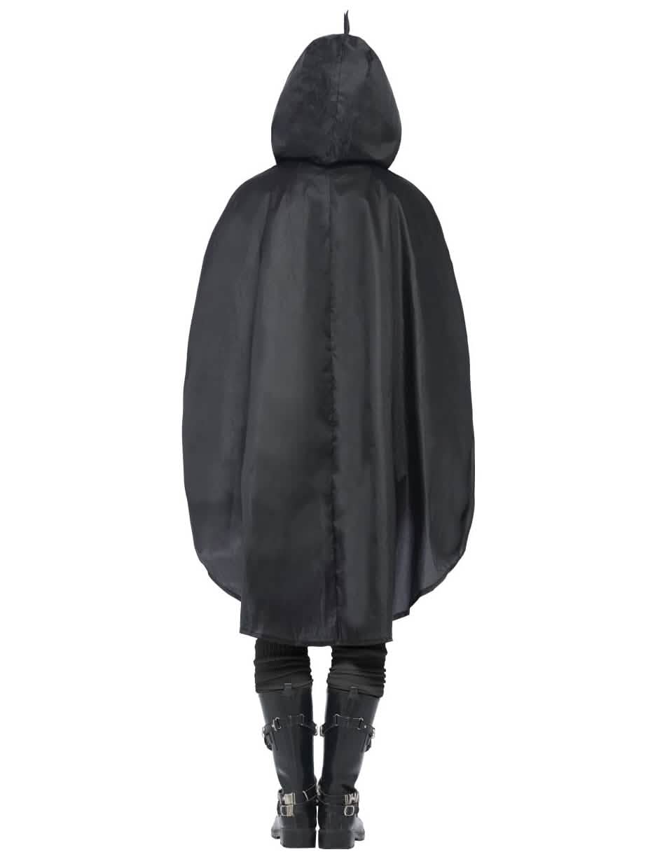 Vue de dos du poncho pingouin pour adulte