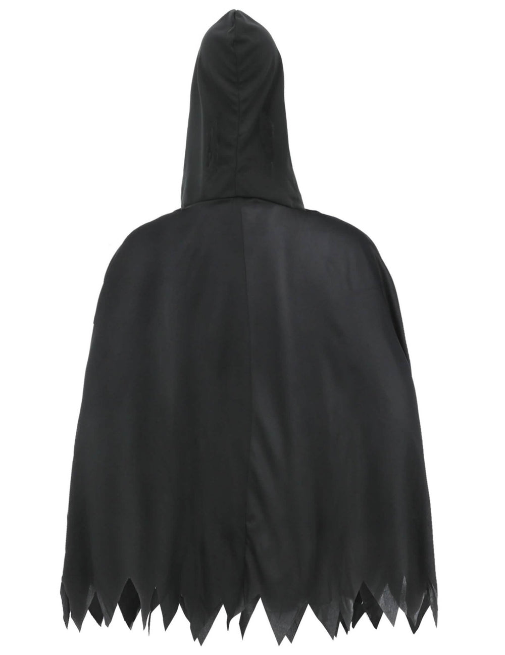 Rückansicht des Skelett-Ponchos für Erwachsene