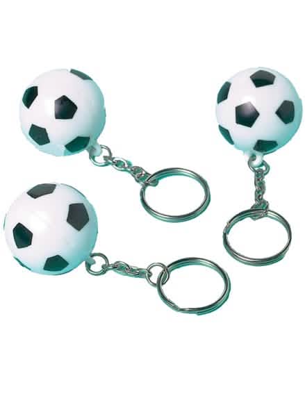Schlüsselanhänger Fußball für Kinder Black and White
