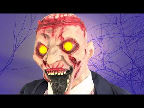 Décoration Animée Zombie Terrifiant 215 cm