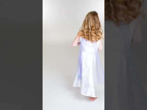 Déguisement classique blanc Elsa la reine des neiges 2™ fille