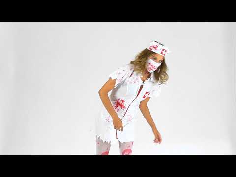 Déguisement zombie infirmière femme Halloween