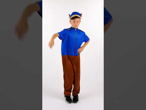 Déguisement chien policier bleu enfant