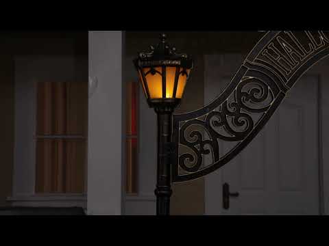 Arche Halloween Manoir Hanté avec Lanternes Lumineuses 2,5m