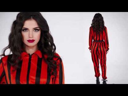 Déguisement arlequin prisonnier femme