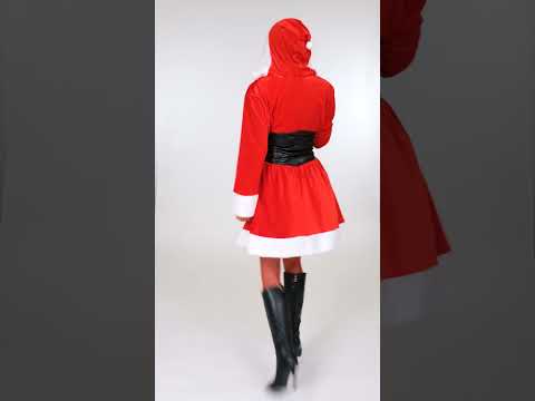 Déguisement Mère Noël corset femme
