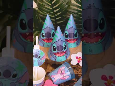 Guirlande articulée Happy Birthday Stitch™ 200 cm