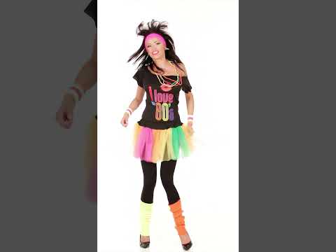 Bandeaux multicolores fluos adulte