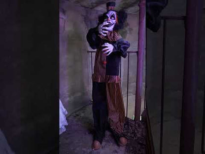 Clown démoniaque animé - 170 cm