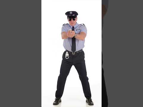 Déguisement policier bleu homme