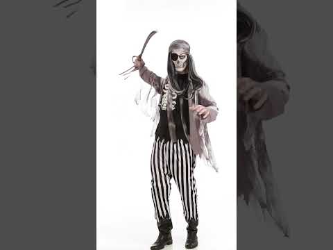 Déguisement pirate squelette fantôme homme