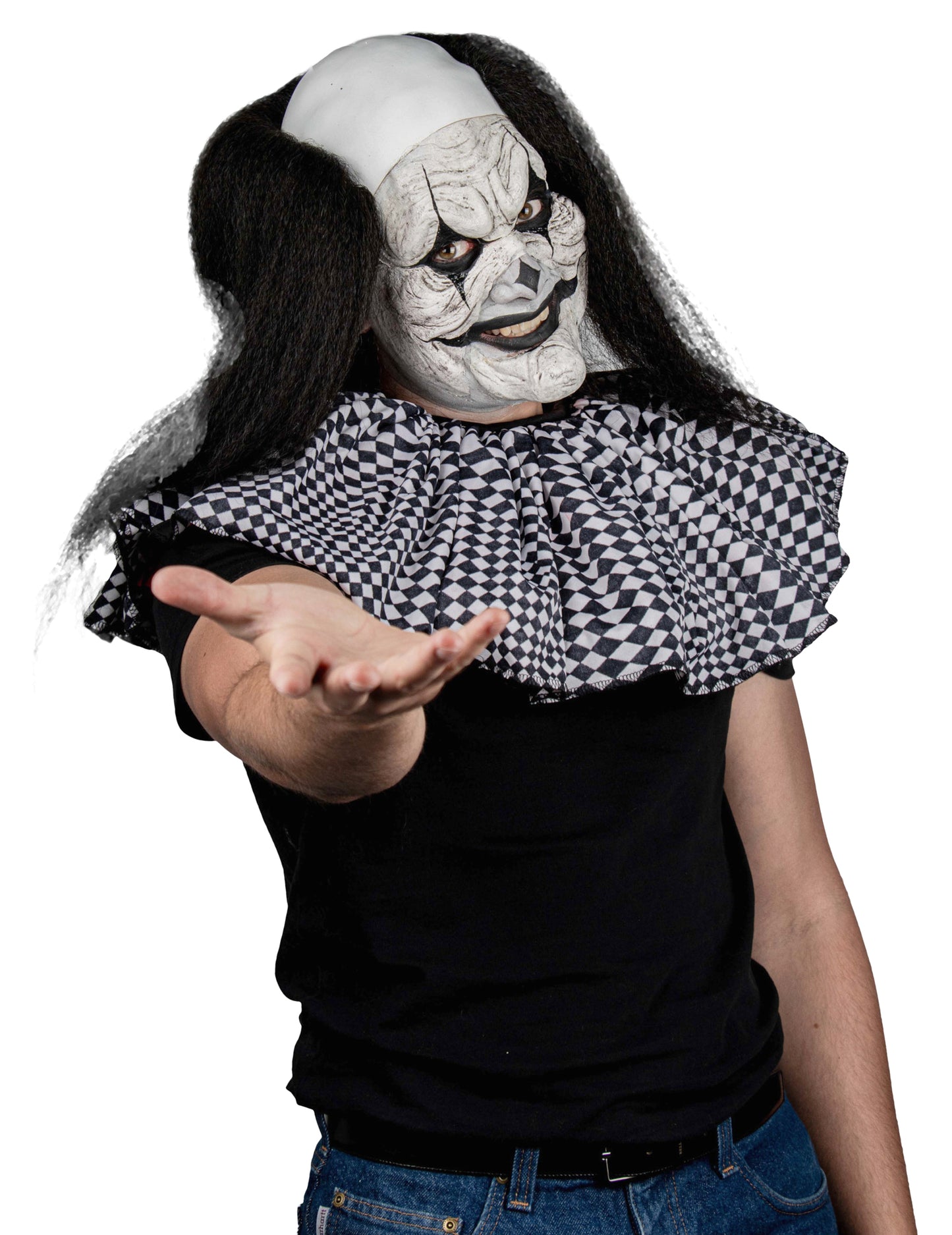 Mise en situation de la prothèse pour maquillage de clown