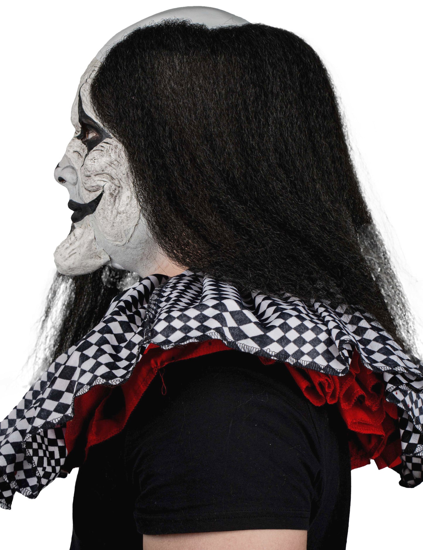 Vue de profil de la prothèse pour maquillage de clown