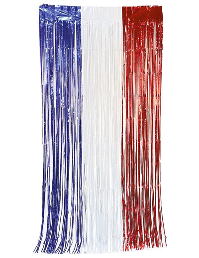 Rideau métallisé supporter France 2 mètres