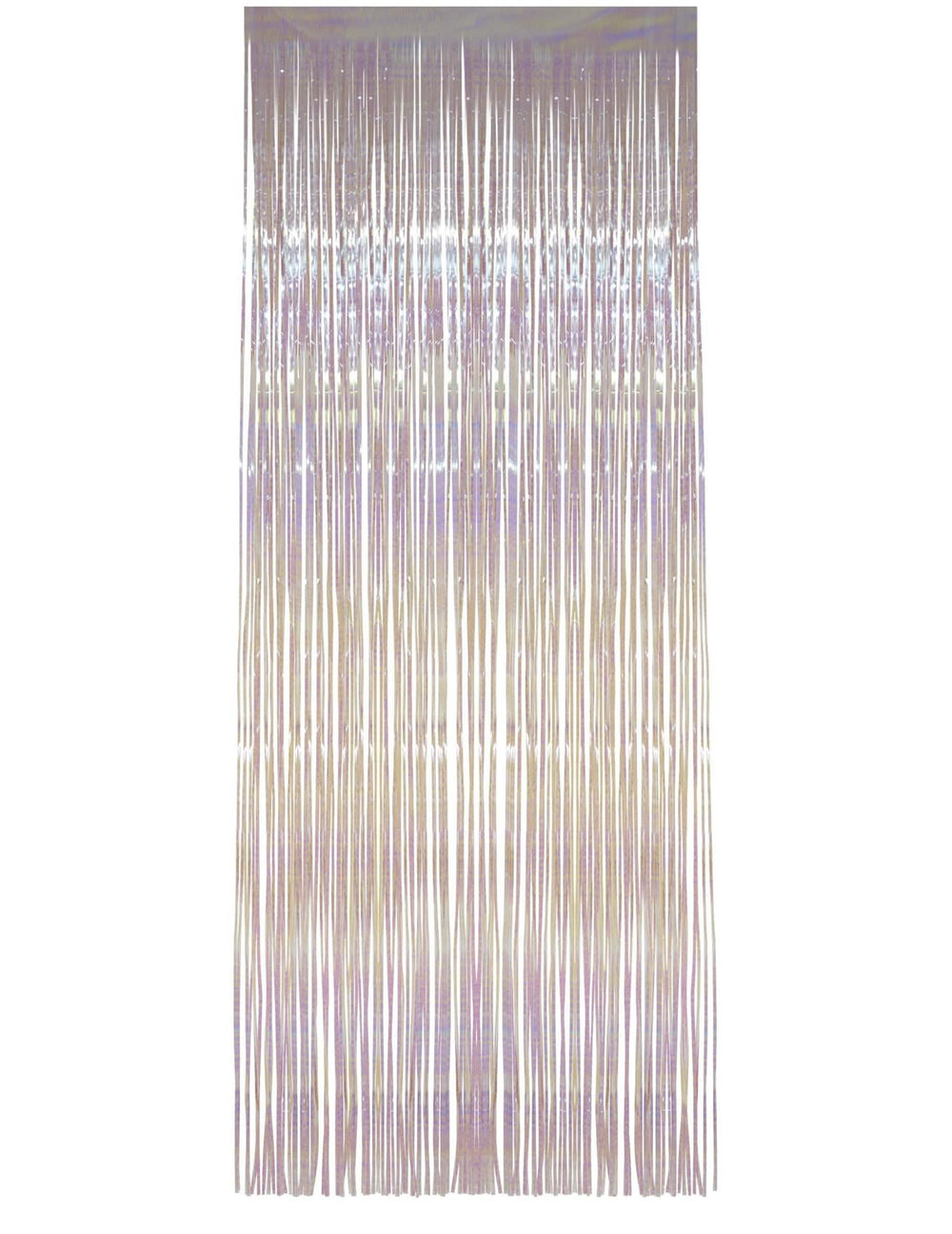 Rideau scintillant pour décoration blanc irisé