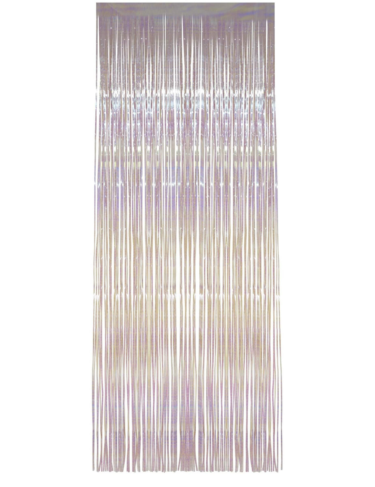 Rideau scintillant pour décoration blanc irisé