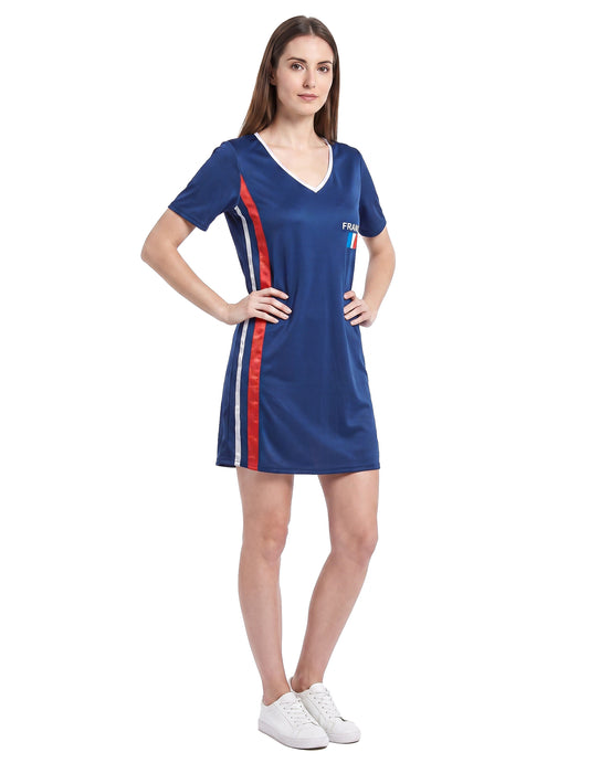 Frankreich-Fankleid für Damen