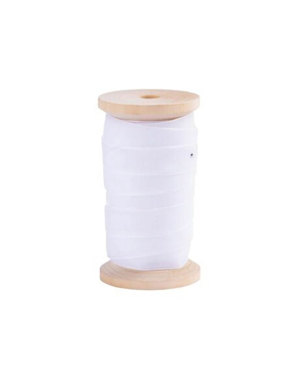 Ruban en velours pour décoration blanc