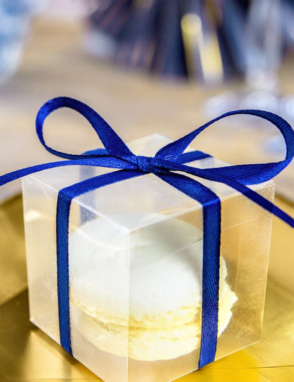 Ruban satin bleu roi pour décoration de fête bleu roi satiné