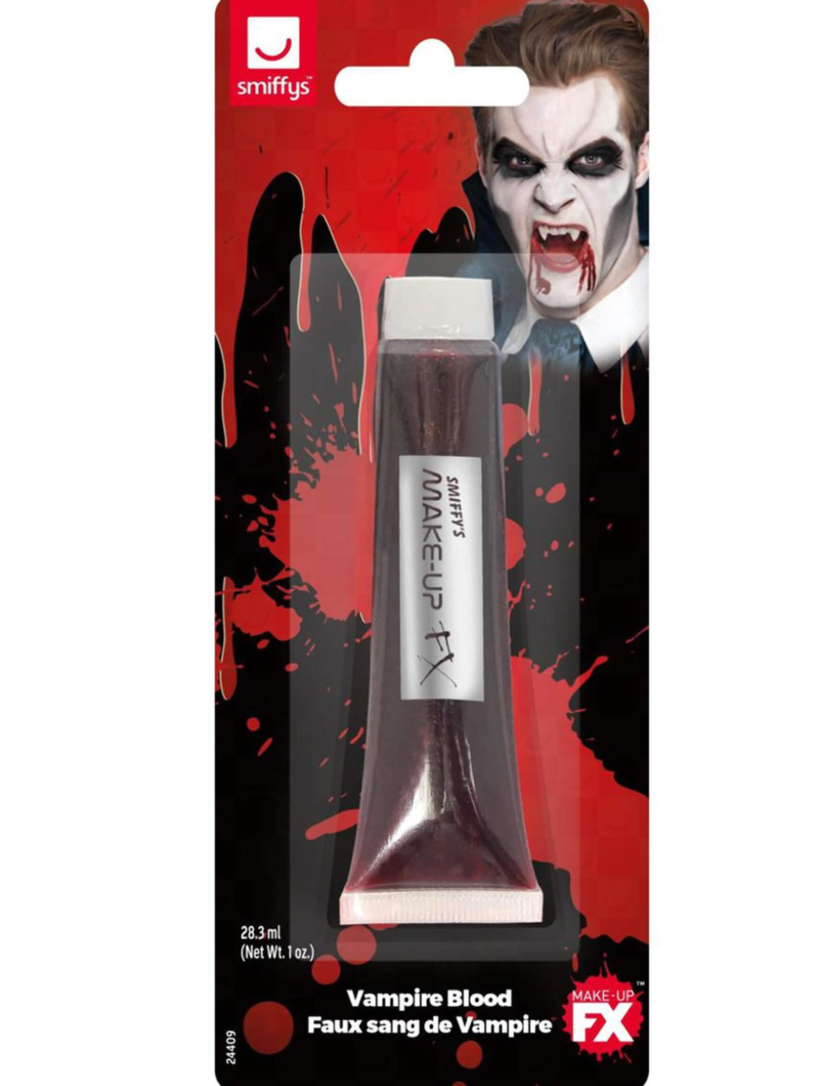 Vampirblut in der Tube für Erwachsene Rot 28,3ml