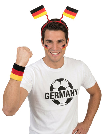 Deutschland-Haarreif mit Flaggen für Damen & Herren