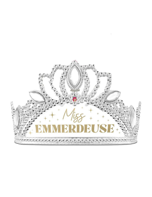Detail des Diadems des Sets accessoires Miss Nervensäge Schal und Diadem