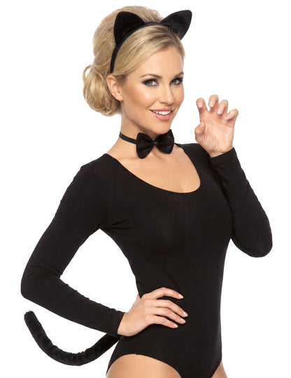Set chat noir adulte