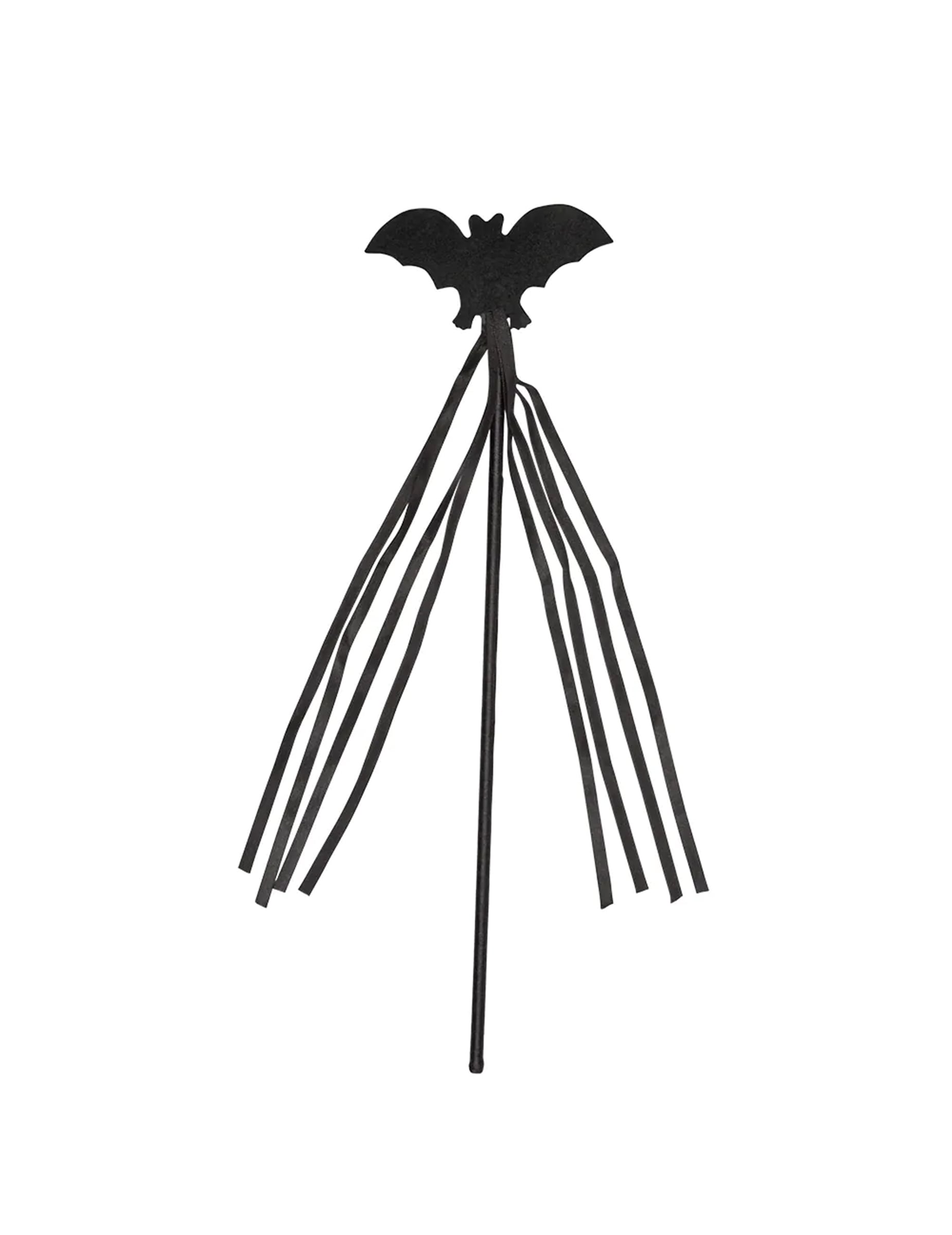 Baguette noire à rubans du set chauve-souris pour adulte