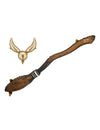Harry Potter™ Folienballon-Duo Besen & Goldener Schnatz