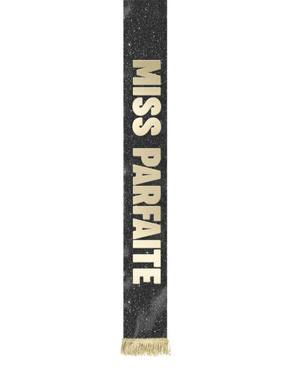 Detail des Schals des Schals-und-Diadem-Sets Miss Parfaite