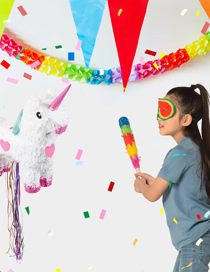 Piñata-Schläger und Masken-Set