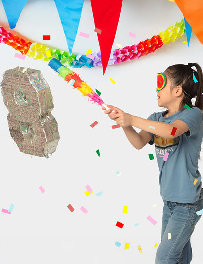 Piñata-Schläger und Masken-Set