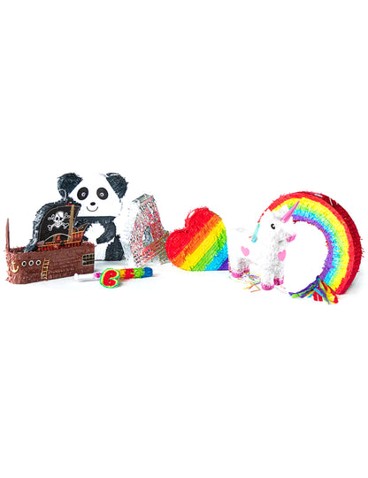 Piñata-Schläger und Masken-Set