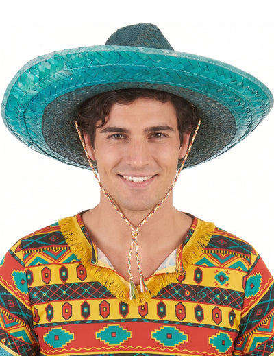 Grüner mexikanischer Sombrero für Erwachsene