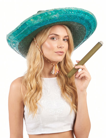 Sombrero mexicain vert adulte