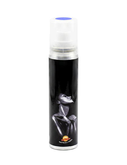 Blaues Körperglitzerspray 75 ml