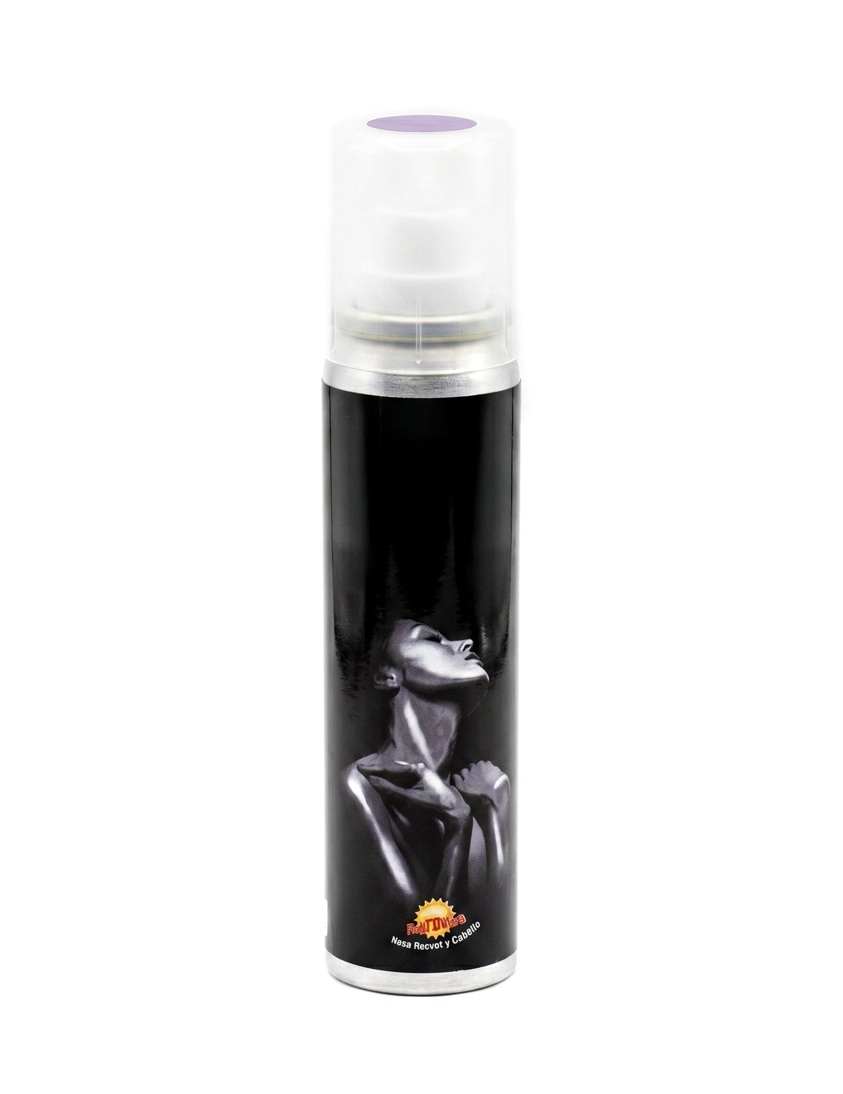 Lila Körperglitzerspray 75 ml