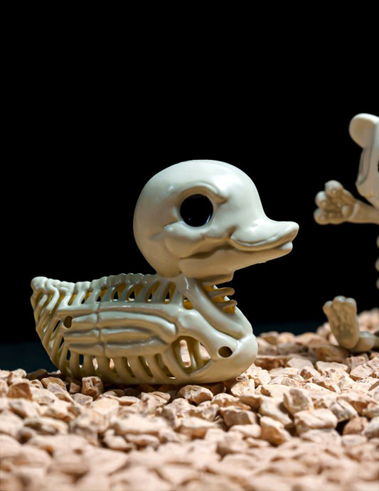 Deko Skelett Ente fÃ¼r Summerween 14 cm