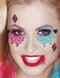 Halloween- Make-up mit Pailletten