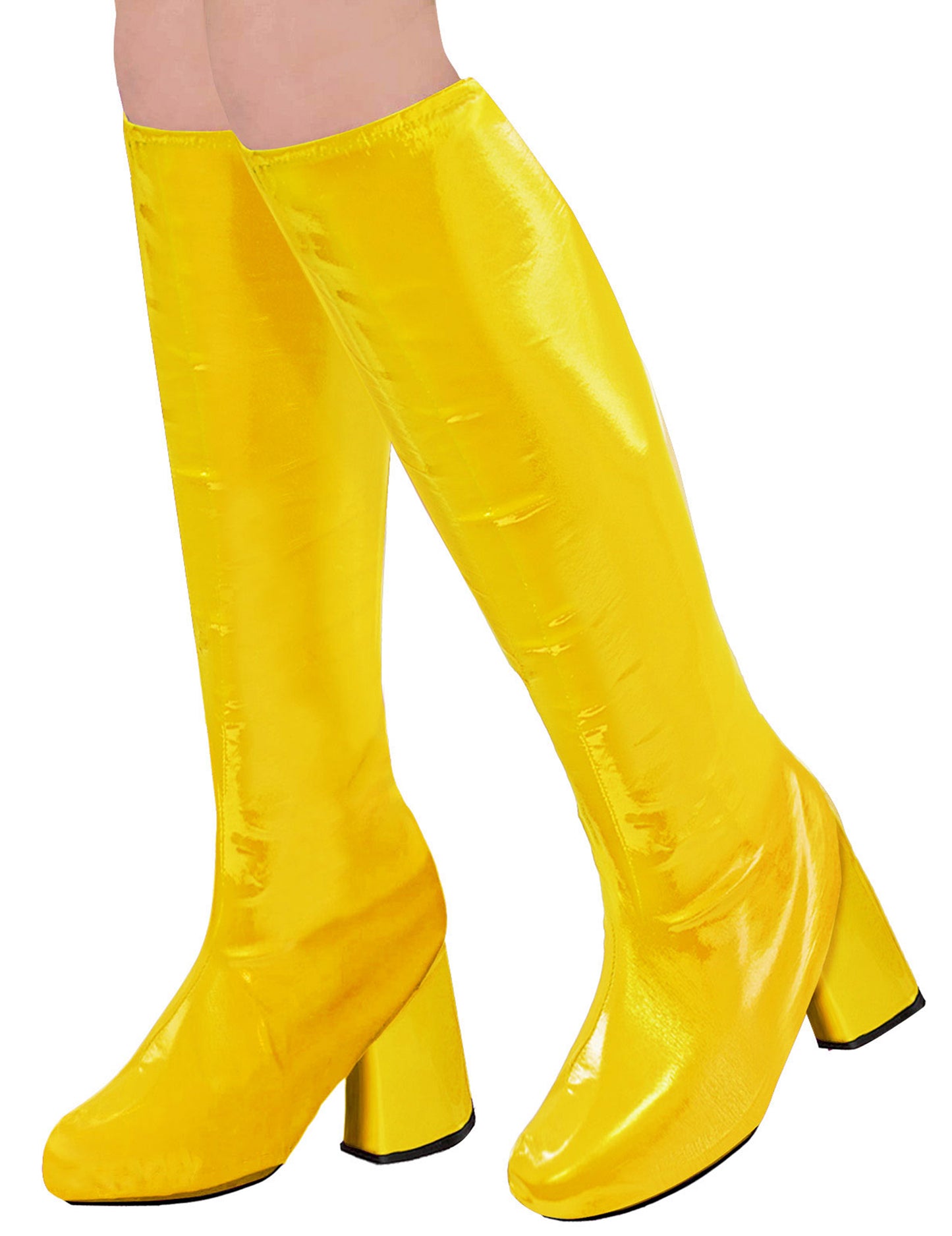 Surbottes rétro années 60 pour femme jaunes