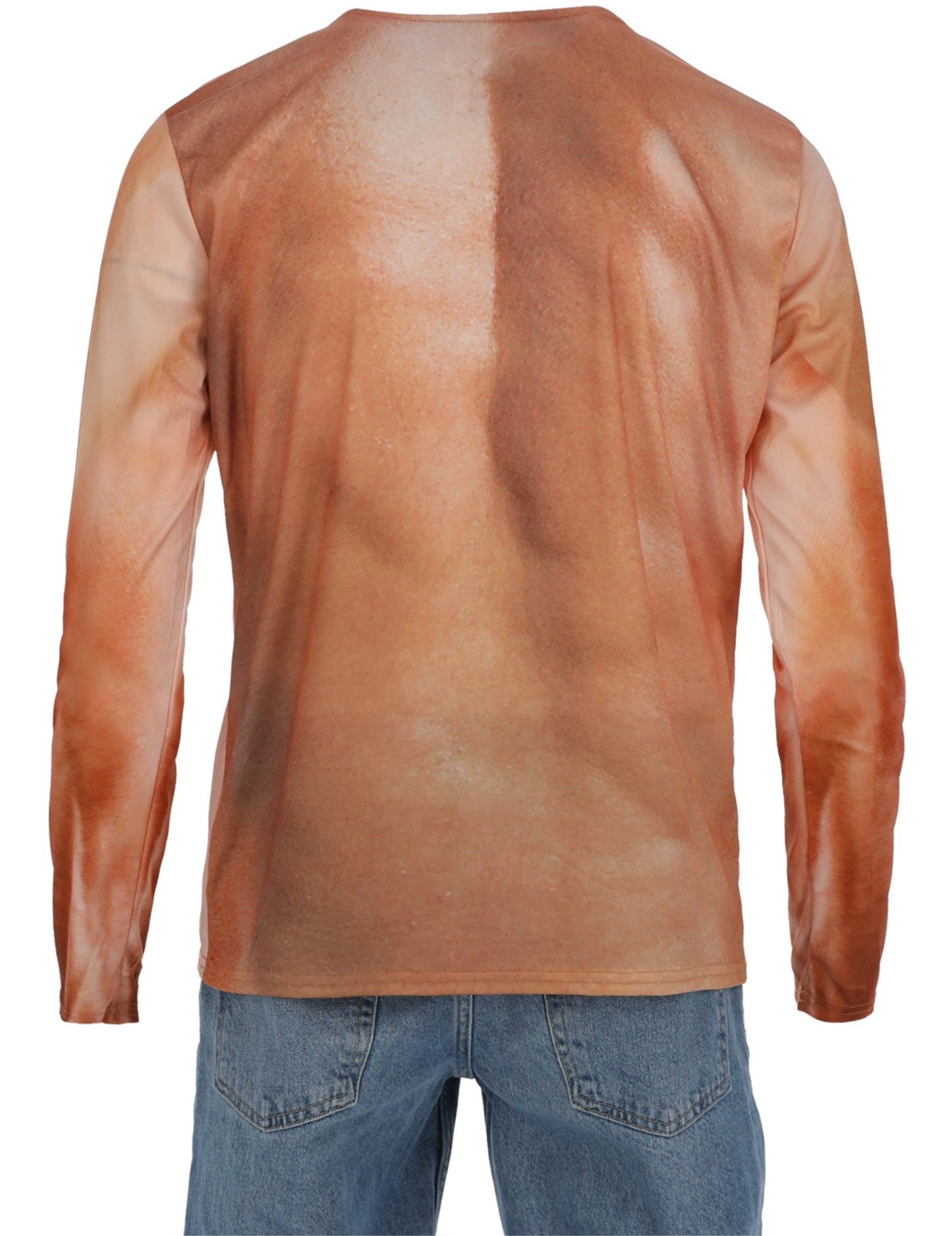 Vue de dos du T-shirt muscles pour adulte