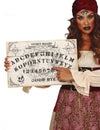 Tableau en bois ouija 48 x 32 cm