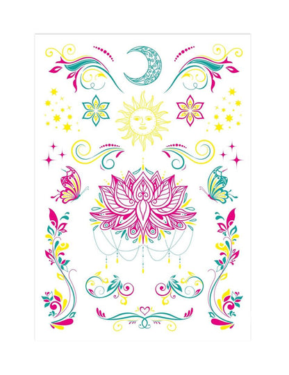 Ornamentale UV-Tattoos