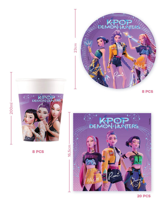 K-pop Demon Hunters™ Einweggeschirr-Set