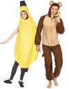 Paarkostüm Affe und Banane für Erwachsene